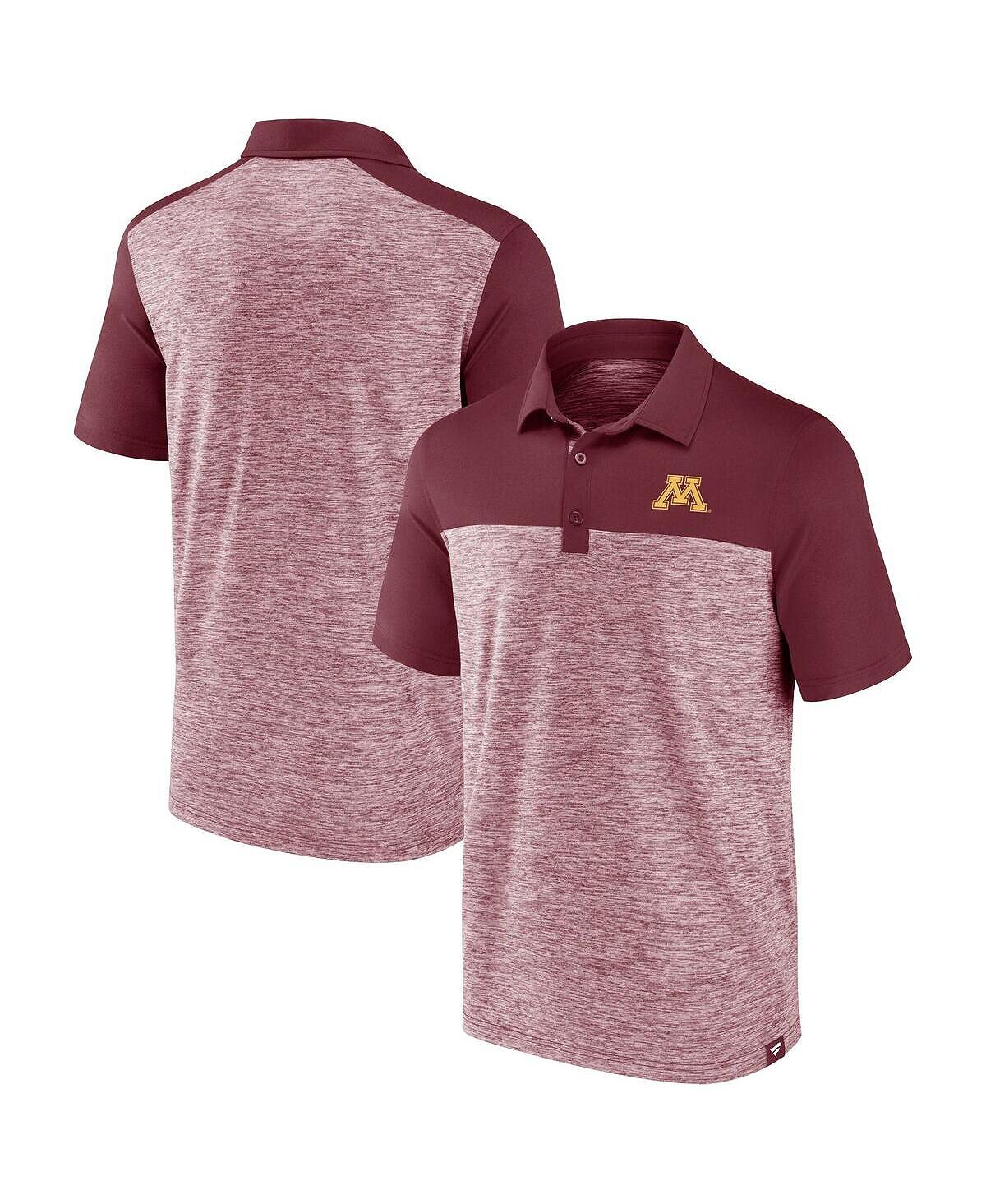 

Мужская фирменная рубашка-поло maroon minnesota golden gophers omni polo Fanatics