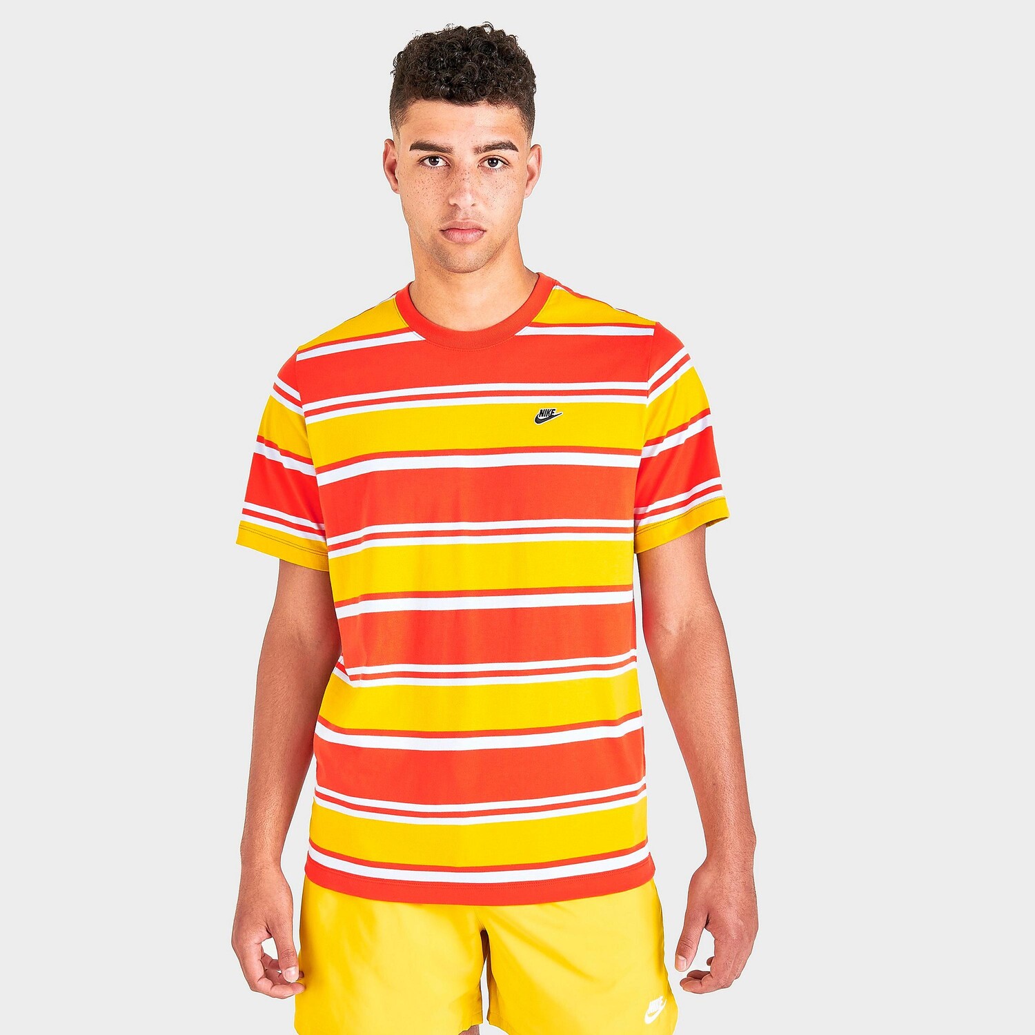 

Мужская полосатая футболка Nike Sportswear, красный
