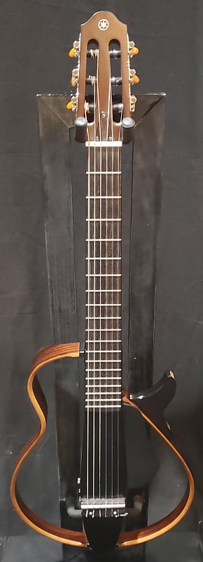 Yamaha SLG200N Бесшумная гитара с нейлоновыми струнами 2022 - Черный SLG200N Silent Nylon String Guitar