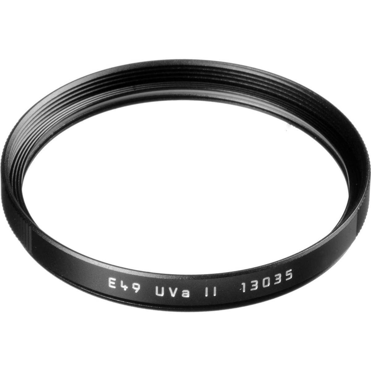 Leica E49 49mm UVa II Glass Filter, Black - фото