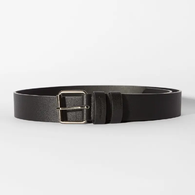 

Ремень Bershka Wide Faux Leather, черный