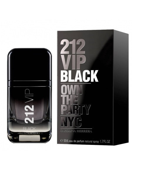 цена Carolina Herrera 212 VIP Black Men Eau de Parfum спрей 50мл
