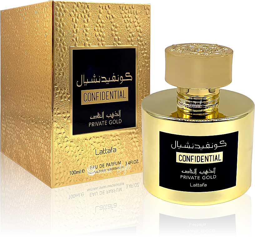 Духи Lattafa Perfumes Confidential Private Gold confidential private gold парфюмерная вода 100мл