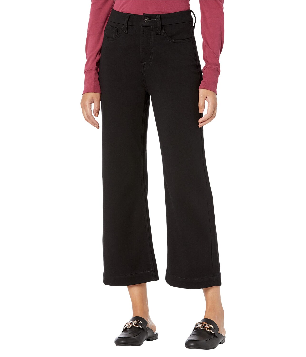

Брюки JEN7, Pontee Cropped Wide Leg