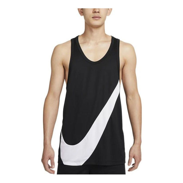 Майка Men's Nike Big Swoosh Training Quick Dry Breathable Basketball Jersey/Vest Black, Черный