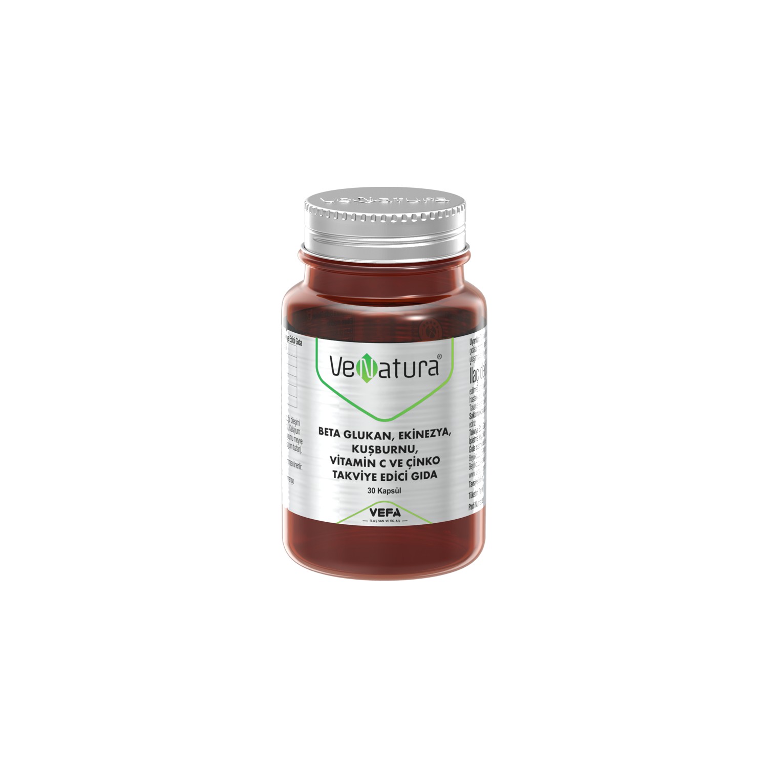 Бета-глюкан Venatura, 30 капсул medicaline бета глюкан истимун 500 мг 100 капсул