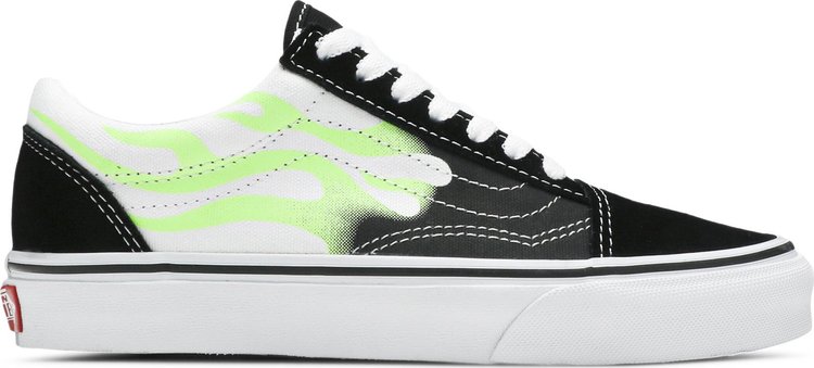 Vans 2024 shoes flames