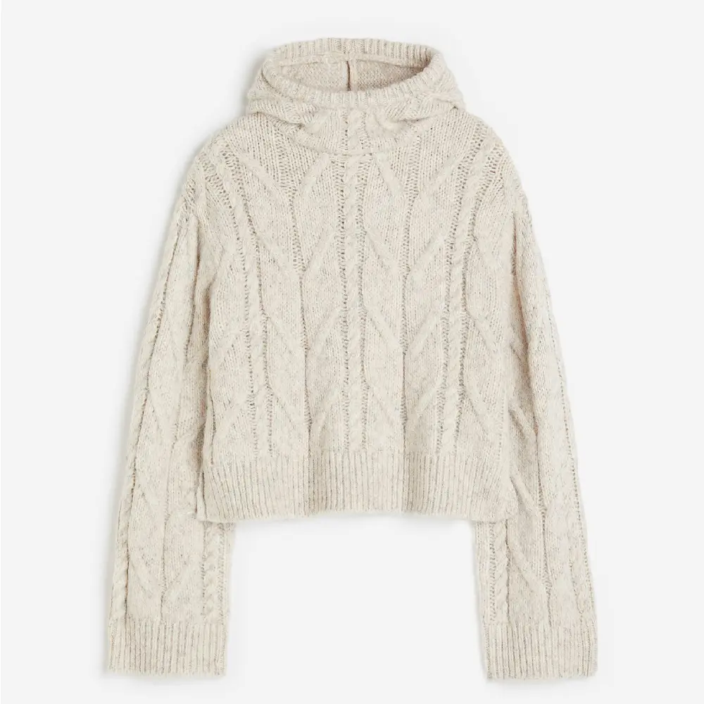 

Свитер H&M Hoodie, светло-бежевый