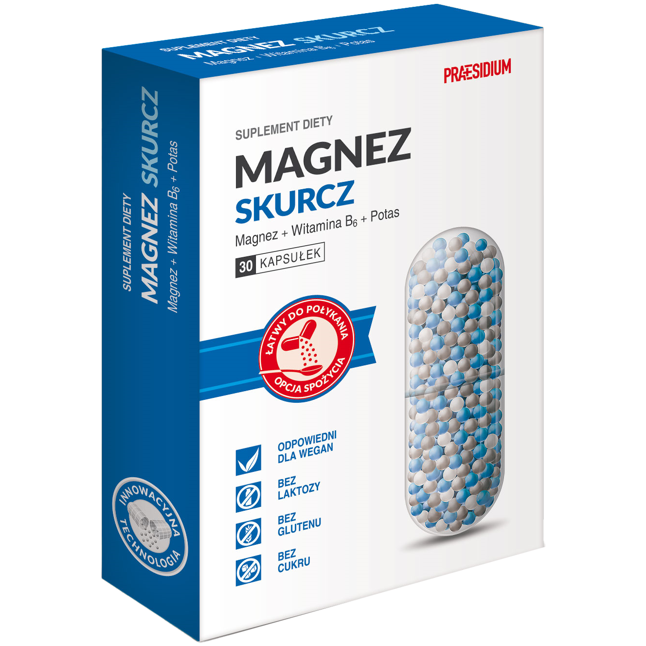 Praesidium Magnez Skurcz микрогранулы, 30 капсул/1 упаковка