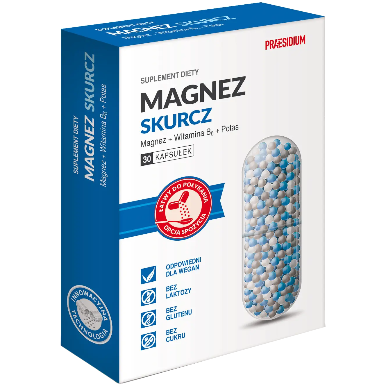 

Praesidium Magnez Skurcz микрогранулы, 30 капсул/1 упаковка