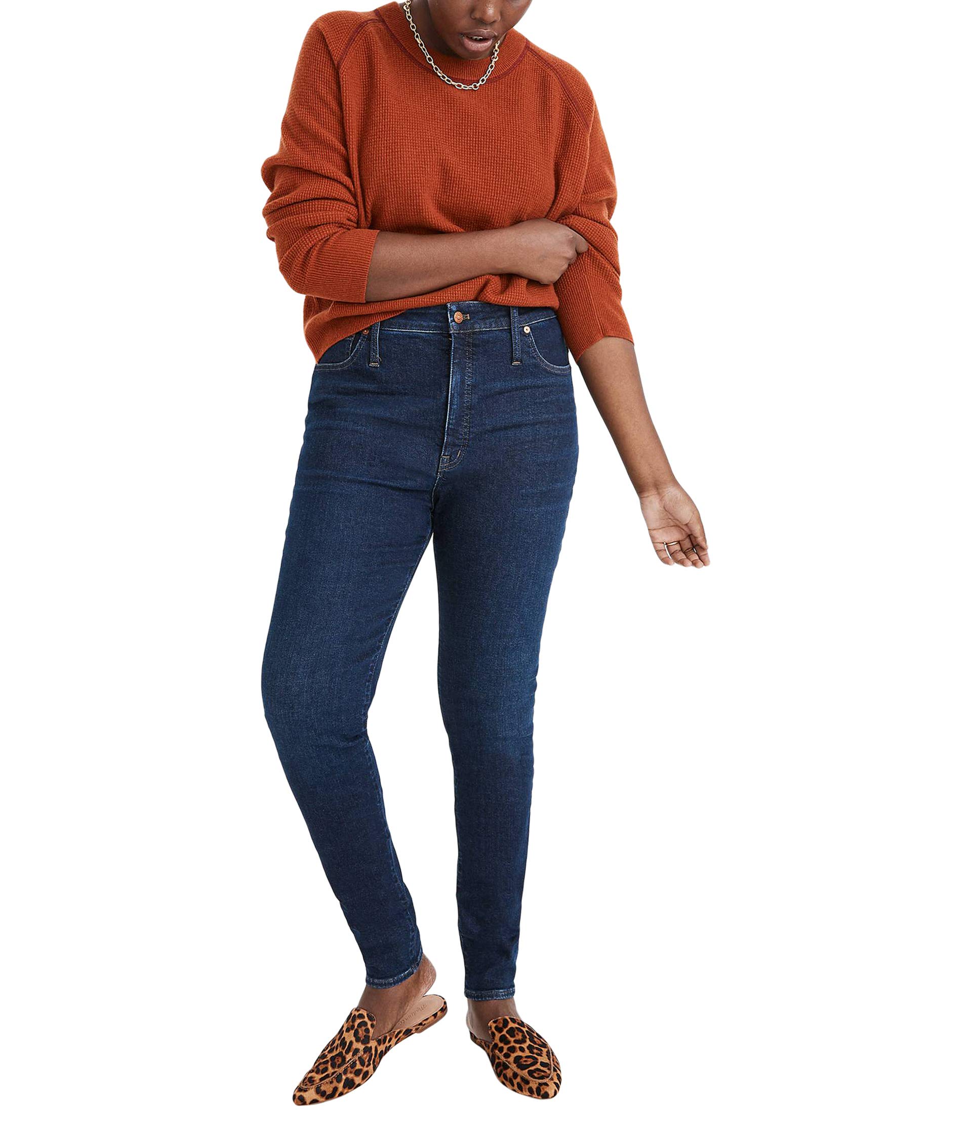 Джинсы Madewell, 9 Mid-Rise Skinny Jeans in Orland Wash:Denim Edition