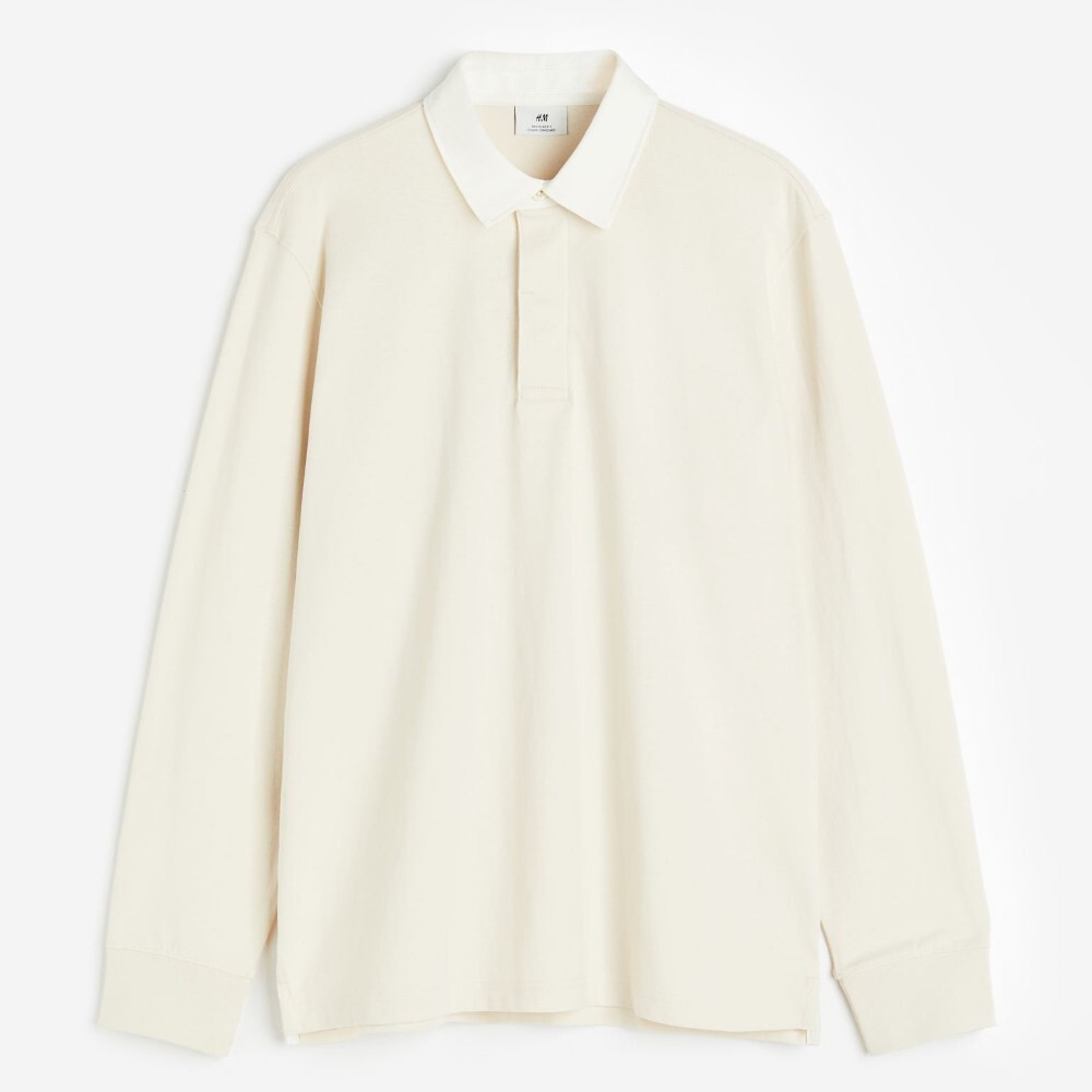 

Рубашка H&M Regular Fit Cotton, светло-бежевый
