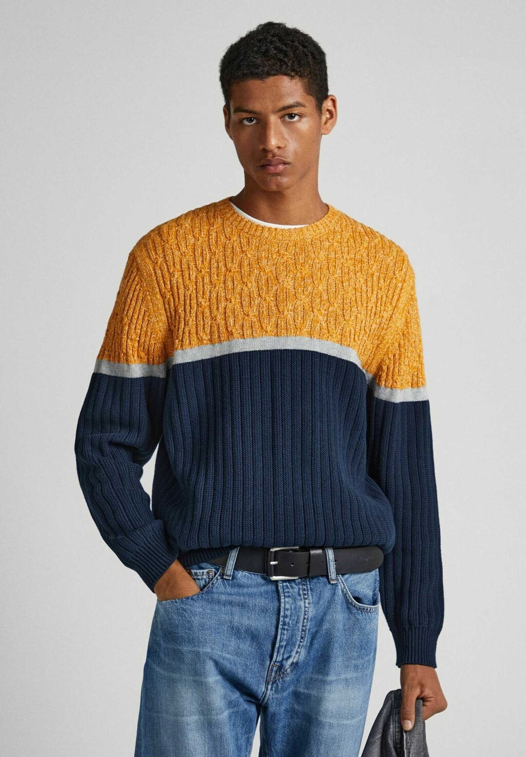 

Свитер Silvano Pepe Jeans, цвет dulwich blue