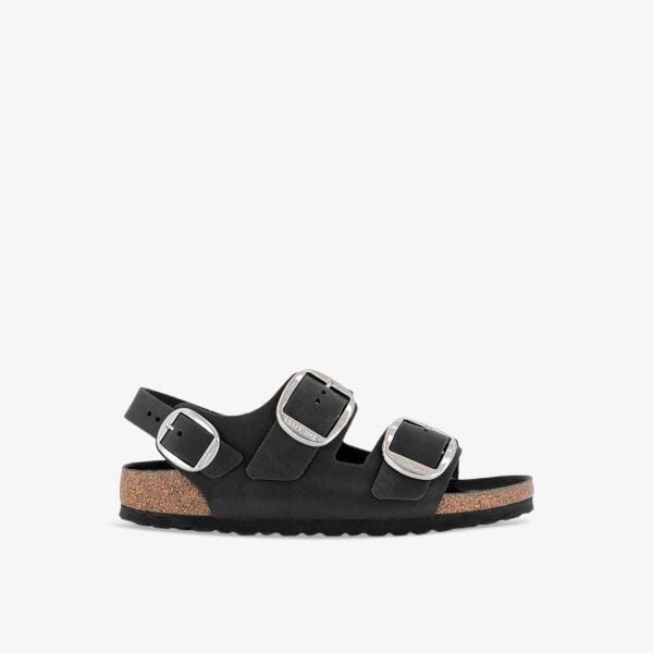 

Сандалии milano из искусственной кожи с пряжками Birkenstock, черный