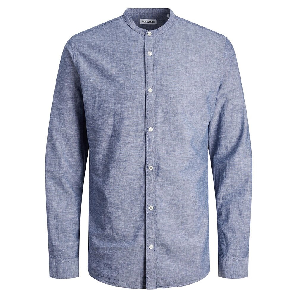 

Рубашка с длинным рукавом Jack & Jones Linen Band, синий