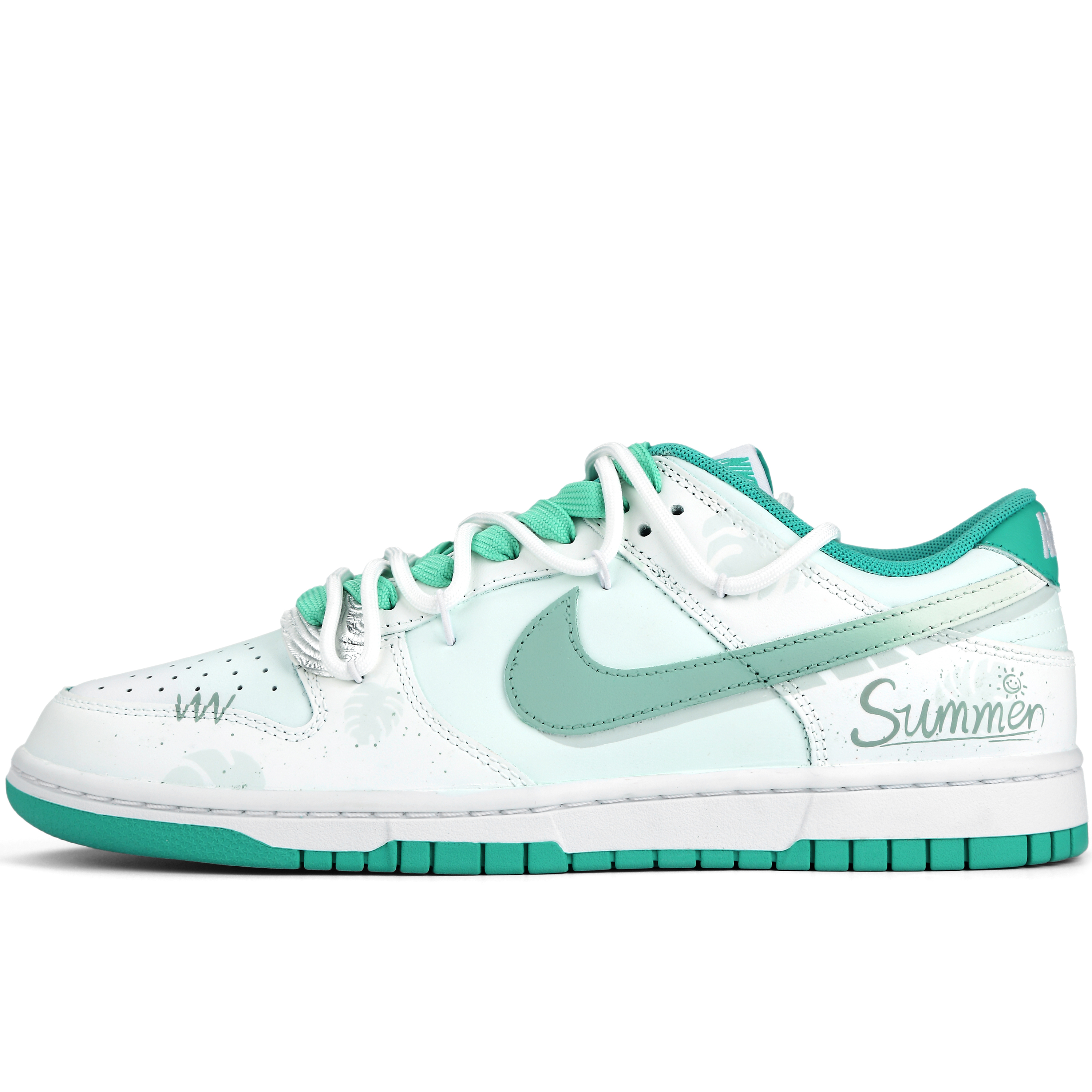 

Кроссовки Nike Dunk Skateboarding Shoes Men Low-top, зеленый