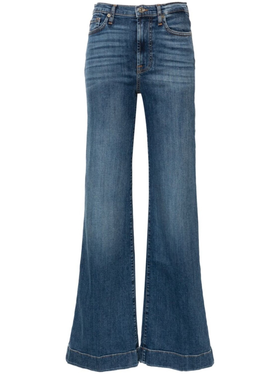 

7 For All Mankind современные расклешенные джинсы Dojo, синий