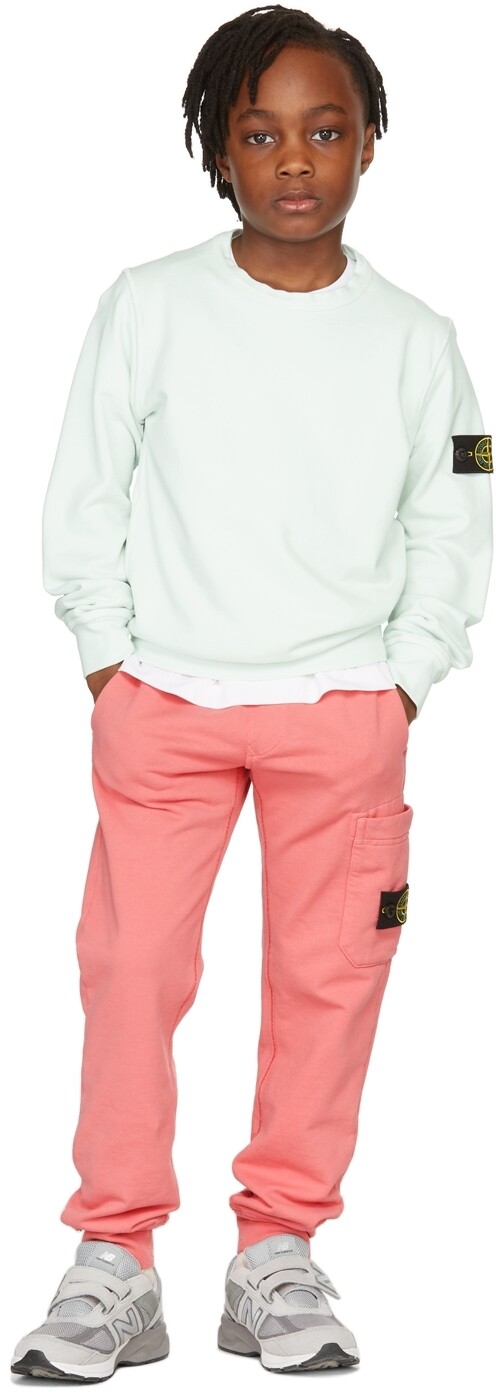 

Детская синяя классическая толстовка Stone Island Junior