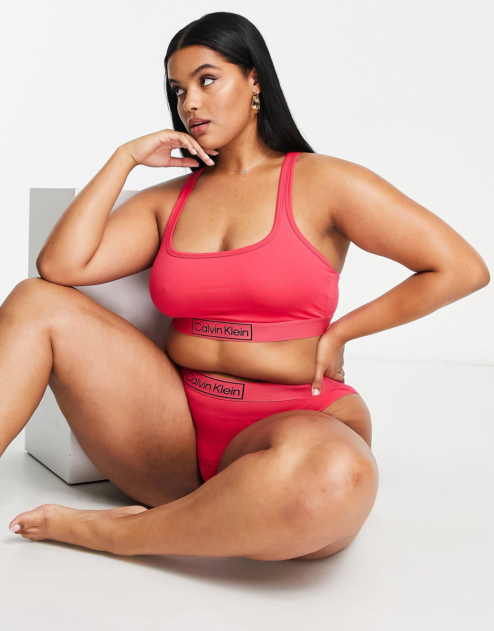 Calvin klein swimwear plus sale size