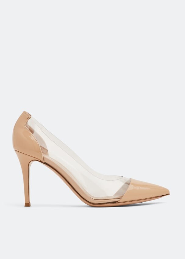 

Туфли GIANVITO ROSSI Plexi pumps, бежевый