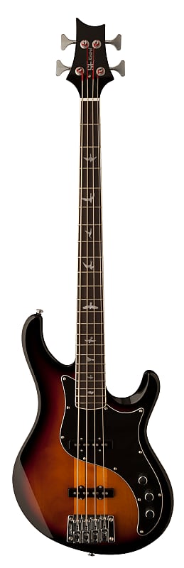 цена PRS SE Kestral Bass в трехцветном цвете Sunburst с сумкой для переноски SE Kestral Bass in Tri-Color Sunburst