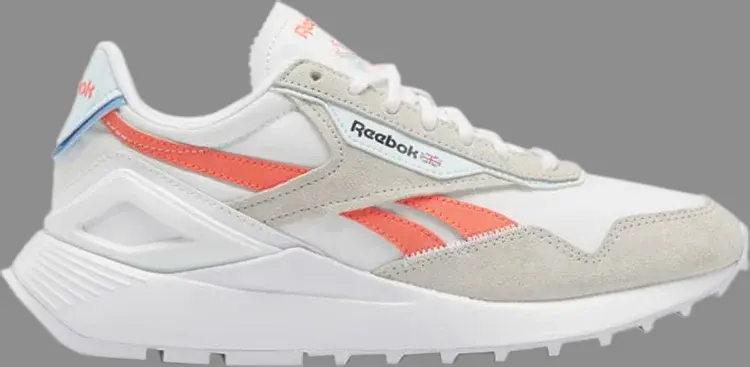 

Кроссовки wmns classic legacy az 'footwear white orange flare' Reebok, белый