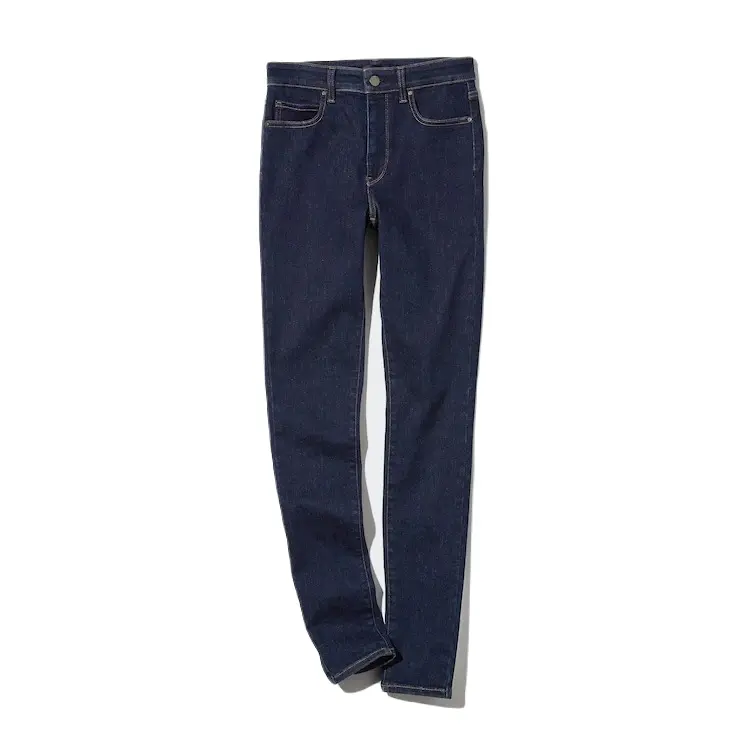 

Джинсы Uniqlo Ultra Stretch High Rise Skinny Fit, темно-синий
