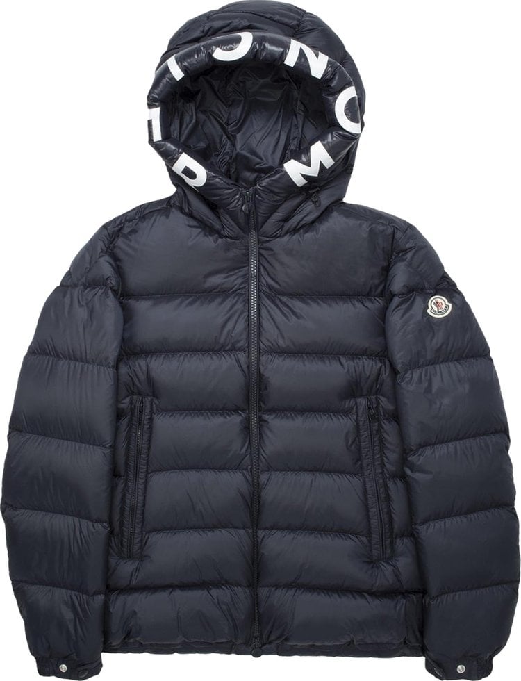 

Пуховик Moncler Salzman Full Zip Puffer Jacket 'Navy', синий