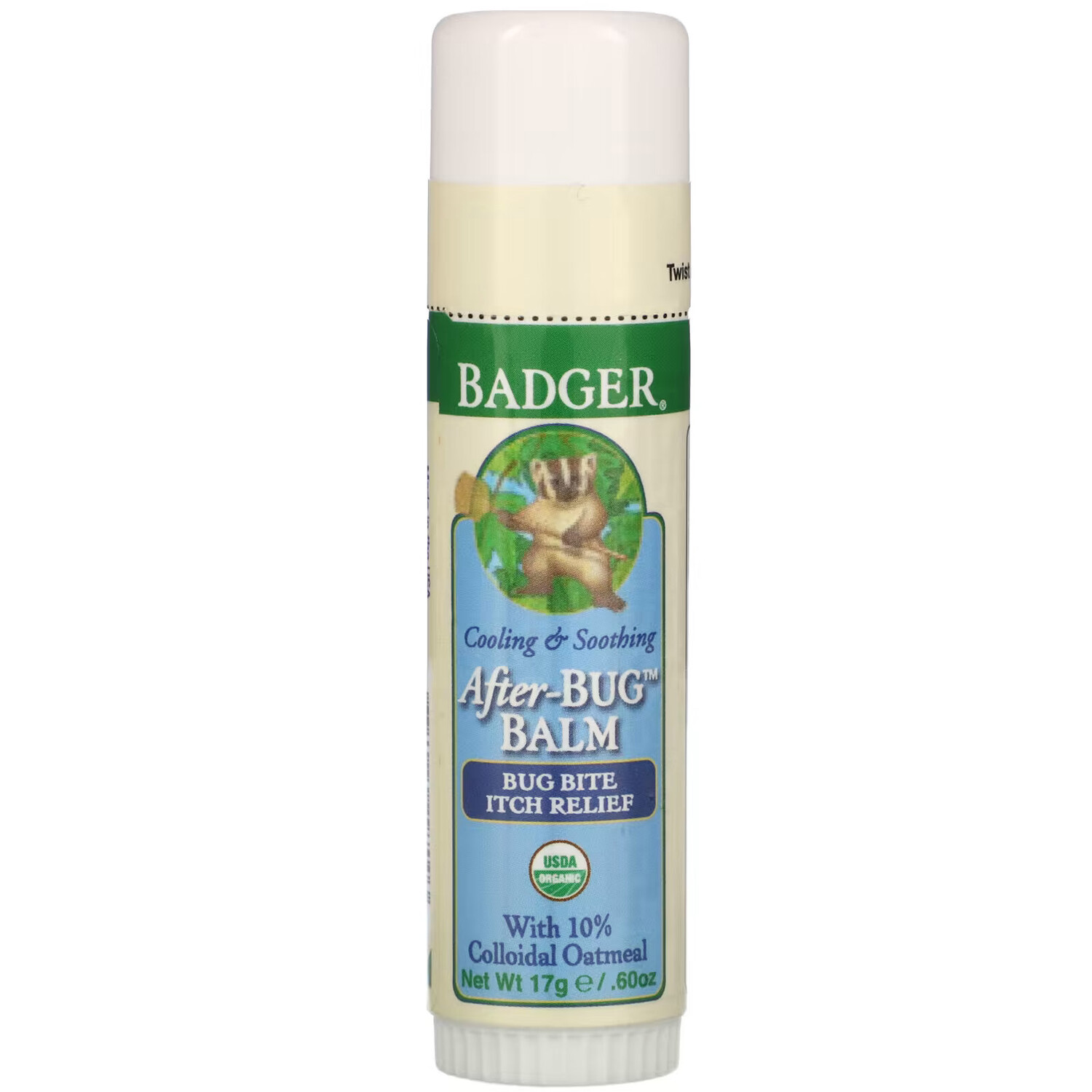 

Badger Company, After-Bug, бальзам от укусов насекомых, 17 г (0,60 унции)