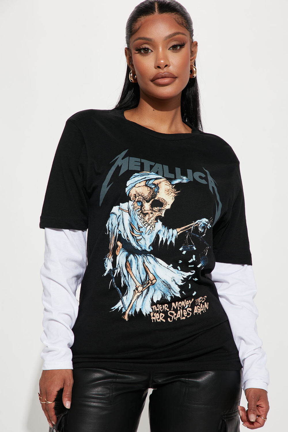 

Футболка Fashion Nova MET119548, черный