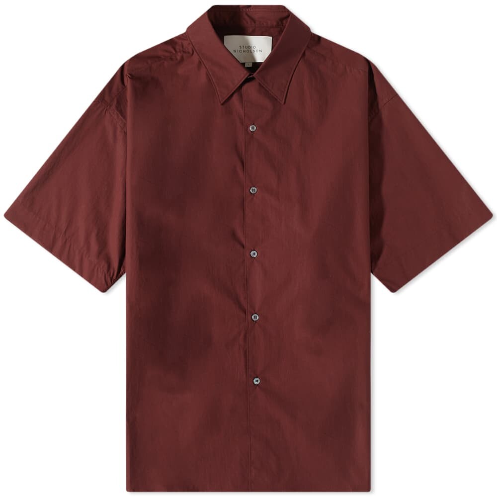 

Рубашка Studio Nicholson Sorono Oversized Short Sleeve Shirt