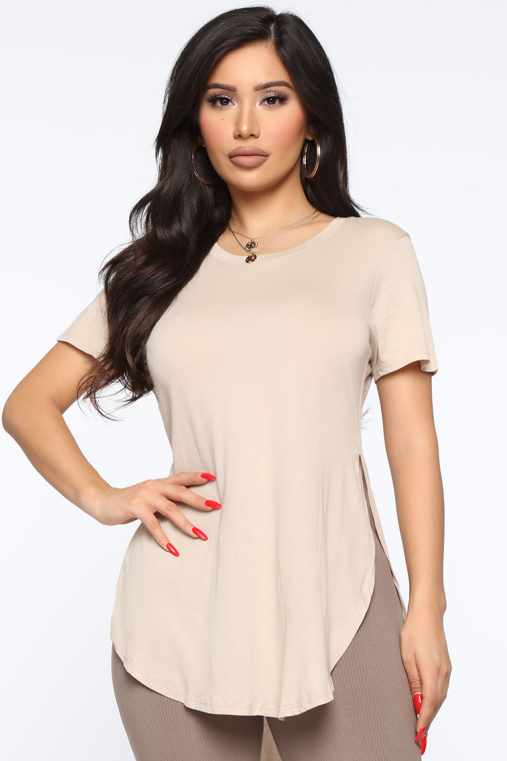

Топ Fashion Nova 69411XL, песочный