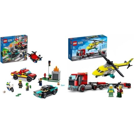 

Конструктор Lego 60319 City пожарный и полицейский наборы