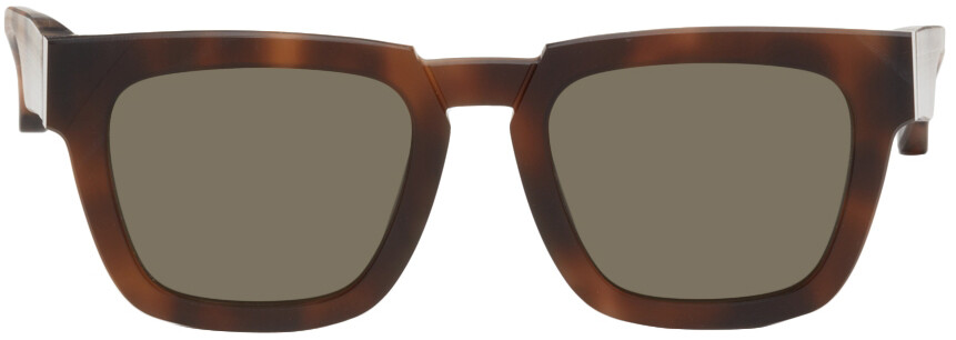 

Черепаховые солнцезащитные очки MYKITA Edition MMRAW021 Maison Margiela