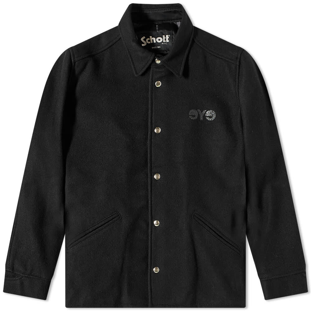 

шерстяная куртка из коллаборации с Schott Junya Watanabe MAN
