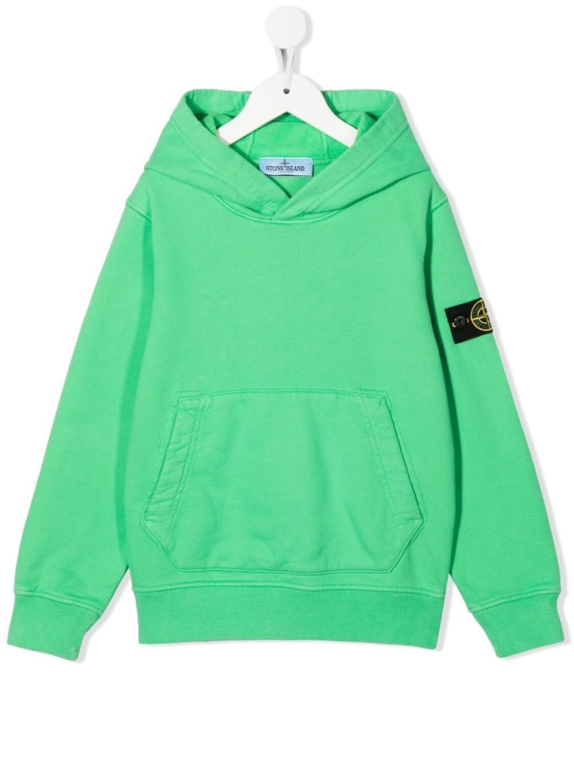 

Stone Island Junior худи с нашивкой-логотипом, зеленый