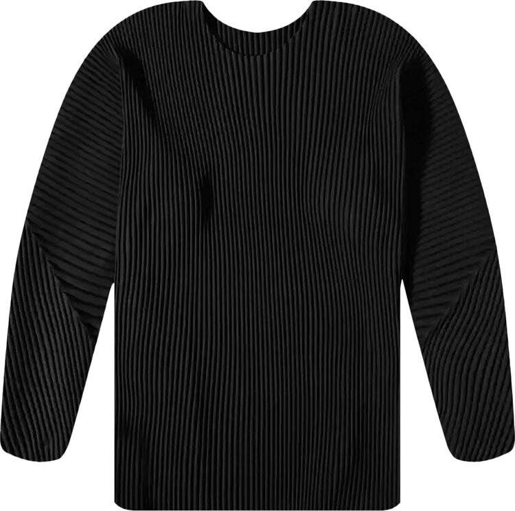 

Лонгслив Homme Plissé Issey Miyake Long-Sleeve Top 'Black', черный