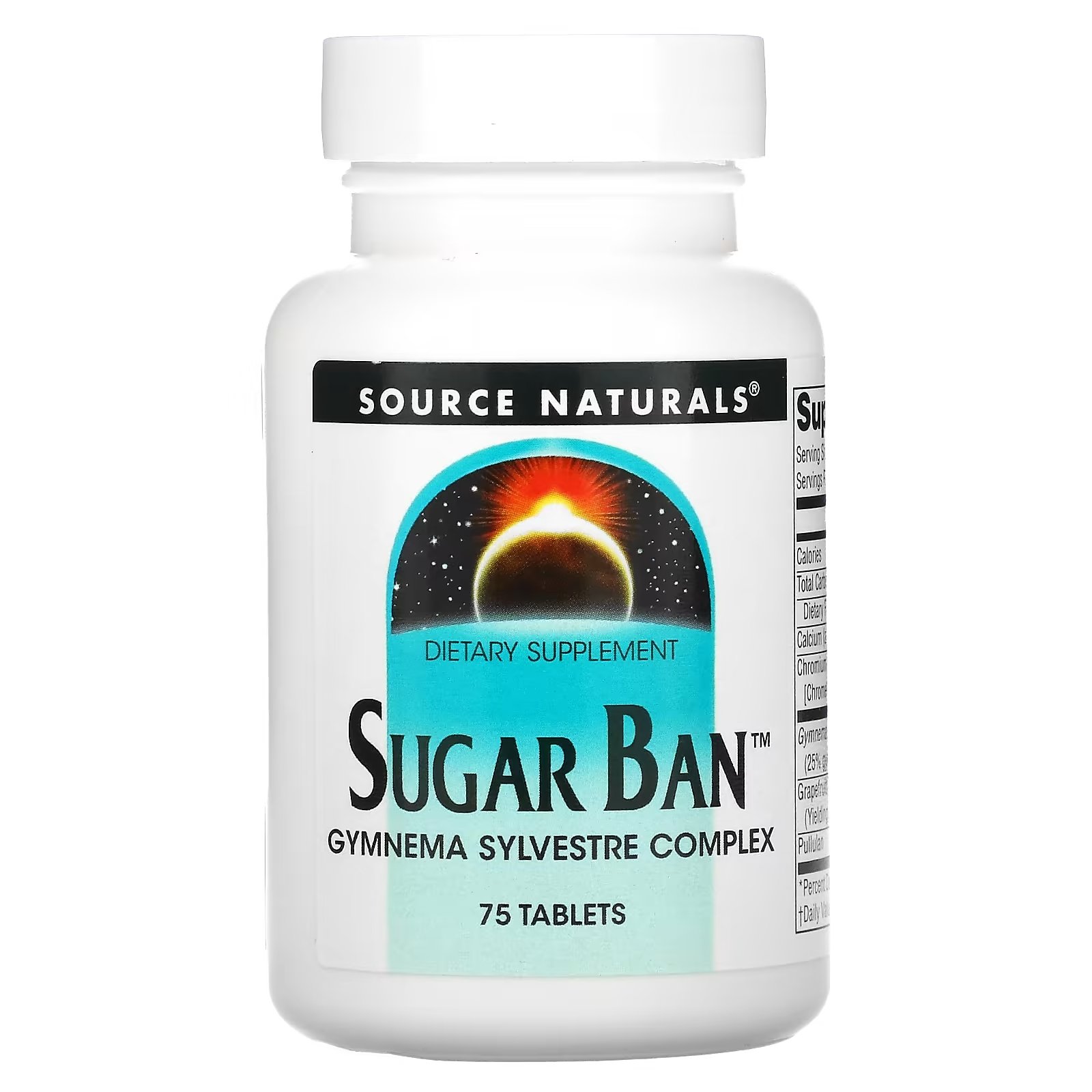 Source Naturals Sugar Ban, 75 таблеток - фото