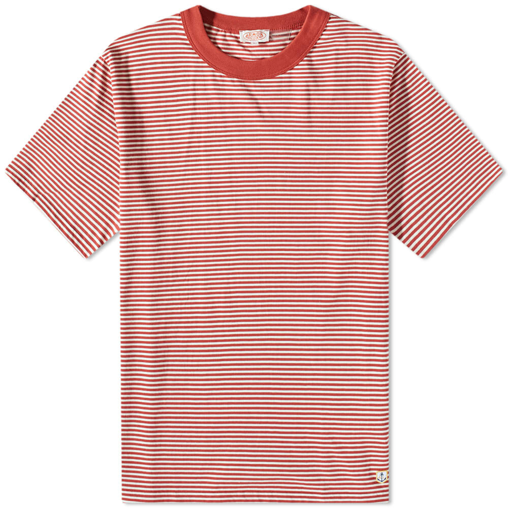

Футболка Armor-Lux Callac Fine Stripe Tee, Коричневый