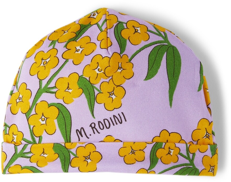 

Детские фиолетовые шапочки Alpine Flowers Mini Rodini