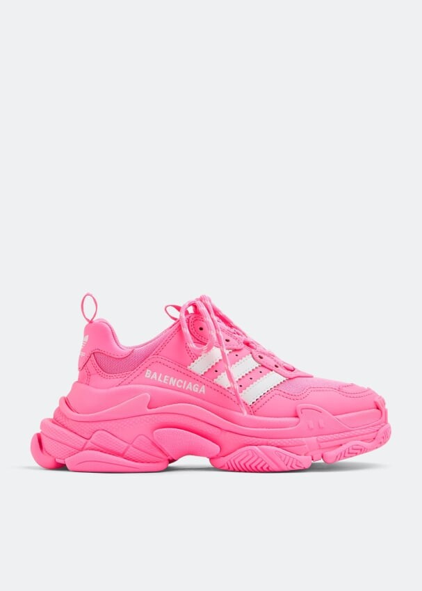 

Кроссовки BALENCIAGA x adidas Triple S sneakers, розовый