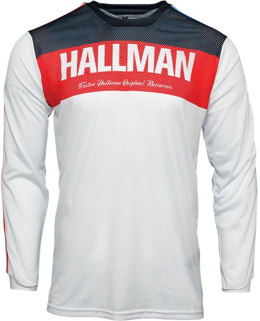 

Кофта Джерси Thor Hallman Collection TAPD Air для мотокросса, красный/синий/белый