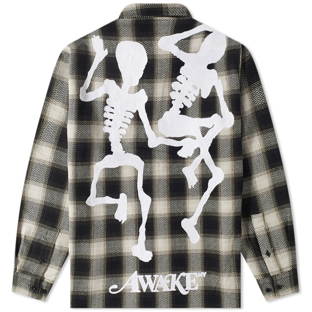 

Рубашка Awake NY End & Beginning Embroidered Flannel Shirt