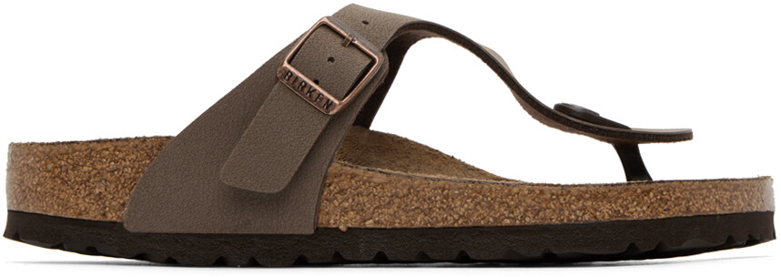 

Коричневые сандалии Gizeh Birkenstock