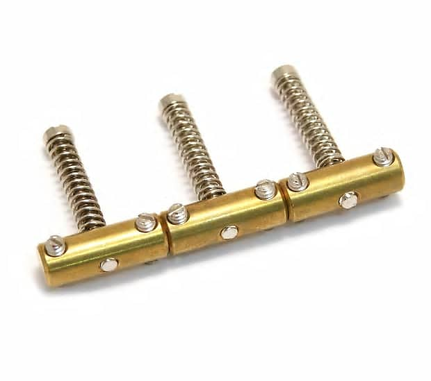 099-0843-000 Оригинальные латунные седла Fender для Vintage Telecaster 50-х и Esquire 099-0843-000 Genuine Fender Brass Saddles for VIntage Telecaster '50s & Esquire - фото