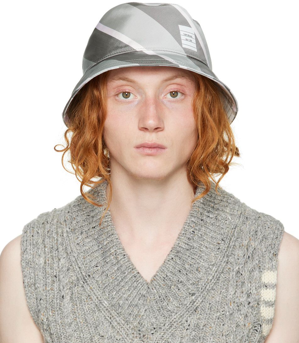 

Серая панама Mogador Thom Browne