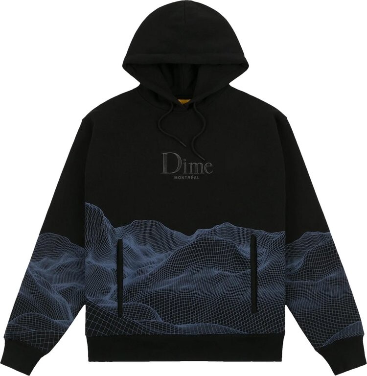 

Худи Dime Landscape Hoodie 'Black', черный