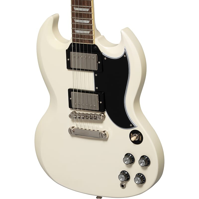 

Epiphone IGC 60th Anniversary 1961 SG Les Paul Std Old Classic White с футляром EIGC61SGACWNH1