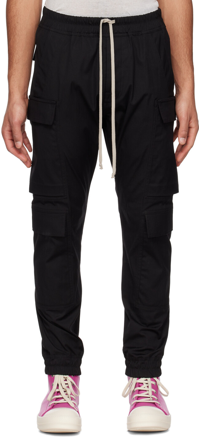 

Черные брюки карго Mastodon Rick Owens, Черный
