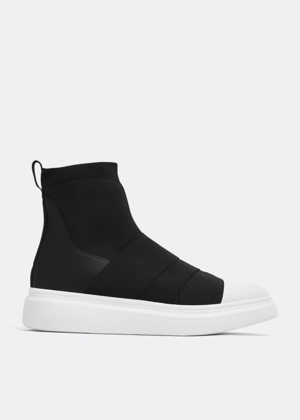 

Кроссовки FESSURA Edge Ankle high-top sneakers, черный